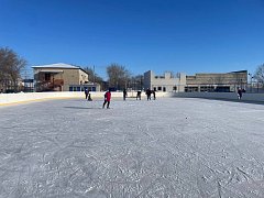 В Ершове прошла товарищеская встреча хоккеистов двух районов