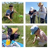 Юные ершовские исследователи начали новый сезон с экспедиции по родной степи