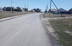 В Ершовском районе завершен ремонт внутрипоселенческих дорог