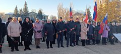 В Ершове прошел торжественный митинг в честь Дня защитника Отечества