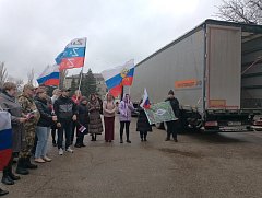 В зону спецоперации отправился груз помощи бойцам от ершовцев