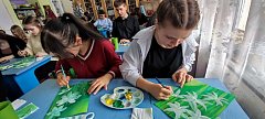 Для ершовских школьников прошел мастер-класс по живописи