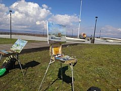 В Парке покорителей космоса развернулся первый «Космический пленэр»