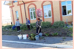 Ершовские сельчане сообща навели порядок на общественной территории