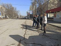 Представители администрации и общественности провели обследование дорог в черте Ершова
