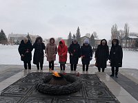 Накануне Дня защитника Отечества в Ершове отдали дань памяти