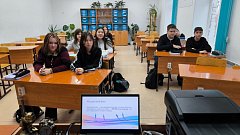 В ершовской школе прошла «Классная встреча» с работником энергетической отрасли