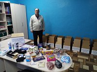 Председатель сельхозпредприятия Ершовского района помог в сборе посылок для мобилизованных земляков