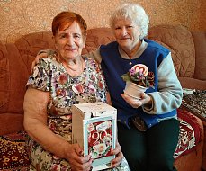 Сегодня жительница Ершова Таиса Ивановна Щербина принимает поздравления с 90-летием