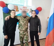 В гости к ершовским студентам пришел участник специальной военной операции