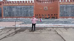 На центральной площади Ершова прошел митинг-концерт в честь 10-летия воссоединения Крыма с Россией