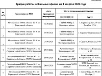 Приглашаем посетить мобильные офисы в сентябре