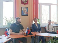 Ершовские школьники узнали, какую музыку любит боец с позывным «Музыка»