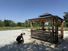 В Ершовском районе ведутся работы по благоустройству в рамках программы «Комплексное развитие сельских территорий»