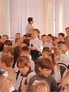 Ершовец-участник СВО побывал в родной школе