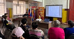 В ершовском селе состоялась встреча с участником спецоперации