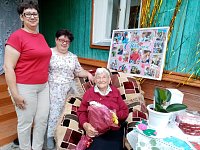 Труженица тыла из ершовского села  встретила 95-летний юбилей
