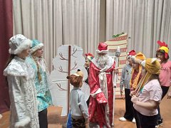 В Ершовском районе отпраздновали день рожденья Деда Мороза