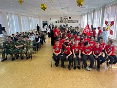 Пятиклассники ершовской школы пополнили ряды юнармейцев
