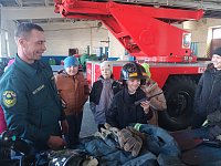 Экскурсия с пользой: ершовские школьники побывали в Пожарной части № 40
