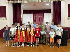 Встреча с участником специальной военной операции состоялась в ершовском селе