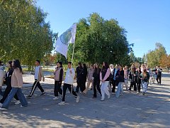 10000 шагов прошагали по Ершову любители здорового образа жизни в минувшую субботу