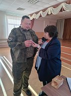 Ершовец-участник СВО побывал в родной школе