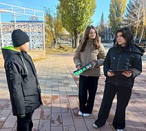 Ершовские старшеклассники приняли участие в профилактических мероприятиях Госавтоинспекции