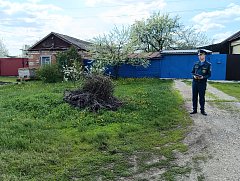 Жителям Ершова напомнили о необходимости соблюдения правил безопасности в пожароопасный сезон