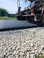 В поселке Красный Боец Ершовского района завершены работы по ремонту дорожного покрытия