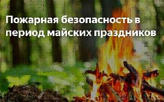 Профилактика пожаров в период майских праздников