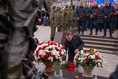 В День Героев Отечества имена ершовских героев спецоперации увековечили на Соколовой горе