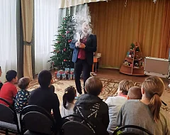 В Ершовском реабилитационном центре встречали первых гостей в новом году