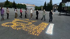 Акция «Свеча памяти» в Ершове: свет, который не гаснет